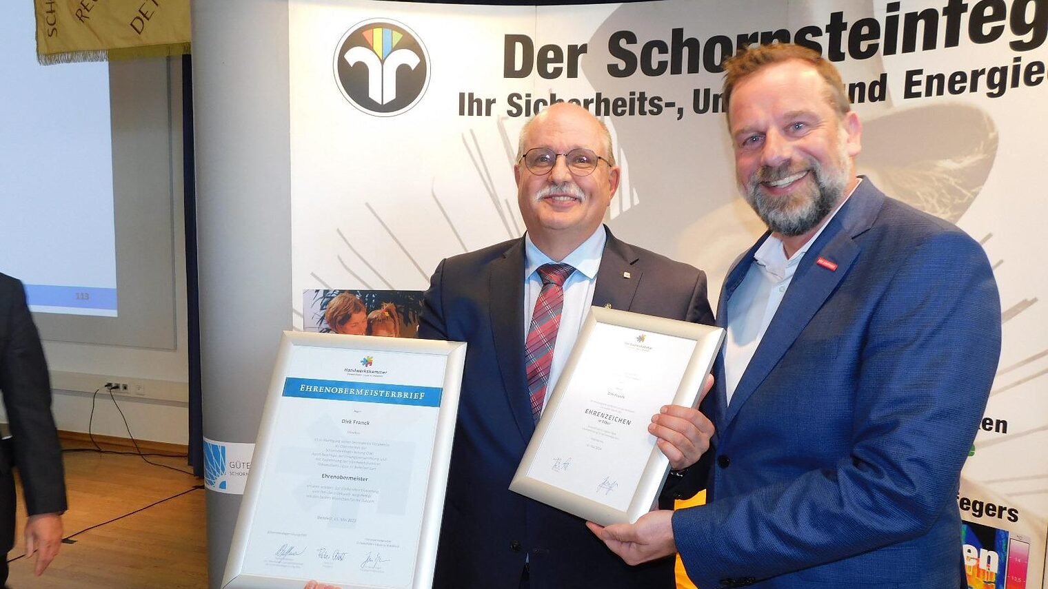 (v. l.) Dirk Franck und Dr. Jens Prager 